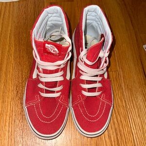 Red Hightop Vans